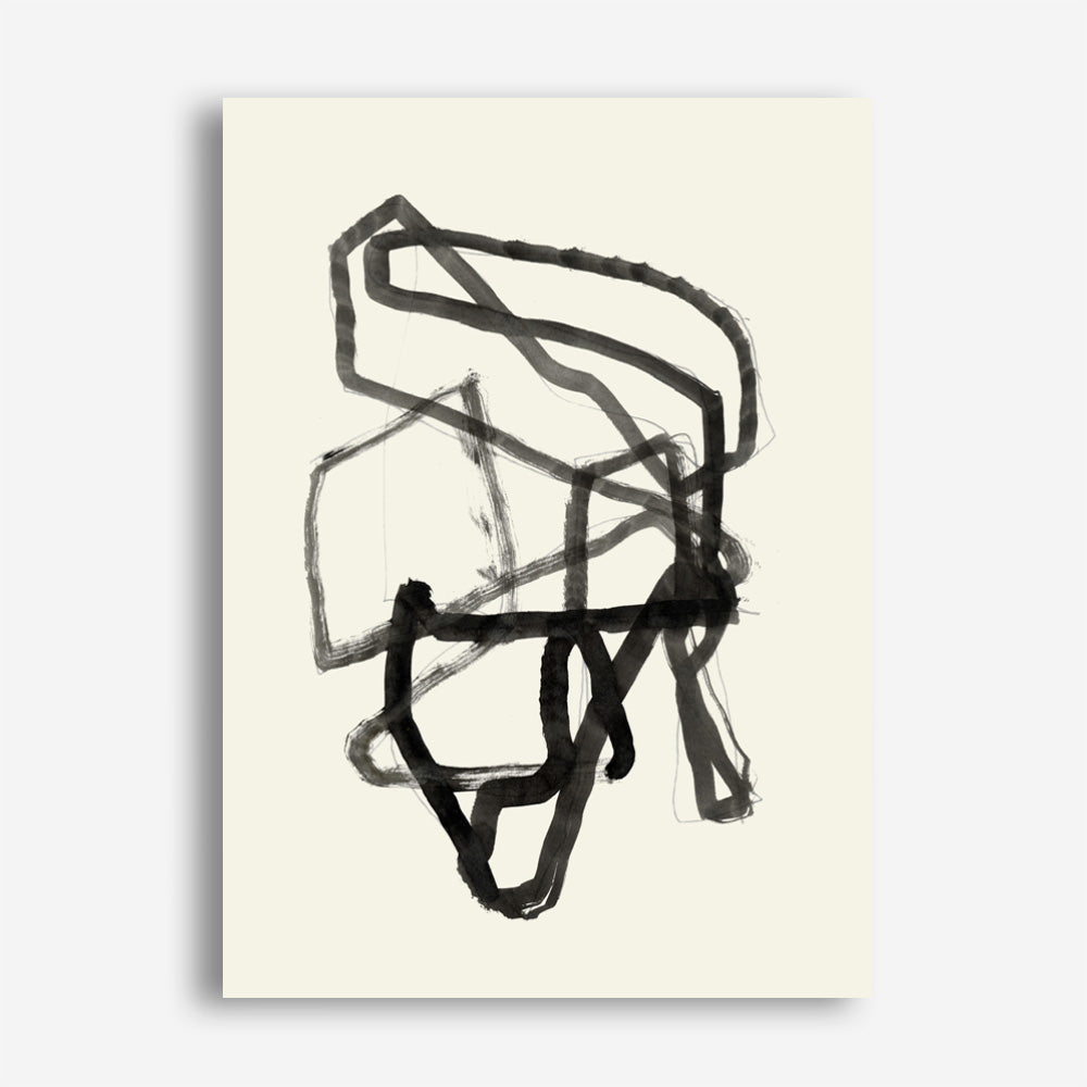 Shop Conte I Canvas Print a painted abstract themed framed canvas wall art print from The Print Emporium artwork collection - Buy Australian made fine art painting style stretched canvas prints for the home and your interior decor space, TPE-PC-WZ614-CA-35X46-NF