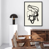 Shop Conte I Canvas Print a painted abstract themed framed canvas wall art print from The Print Emporium artwork collection - Buy Australian made fine art painting style stretched canvas prints for the home and your interior decor space, TPE-PC-WZ614-CA-35X46-NF