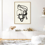 Shop Conte I Canvas Print a painted abstract themed framed canvas wall art print from The Print Emporium artwork collection - Buy Australian made fine art painting style stretched canvas prints for the home and your interior decor space, TPE-PC-WZ614-CA-35X46-NF