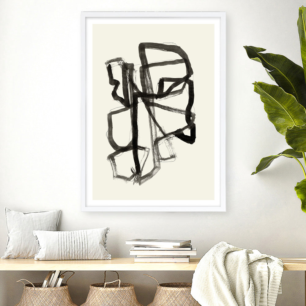 Shop Conte II Art Print a painted abstract themed wall art print from The Print Emporium wall artwork collection - Buy Australian made fine art painting style poster and framed prints for the home and your interior decor room, TPE-PC-WZ615-AP