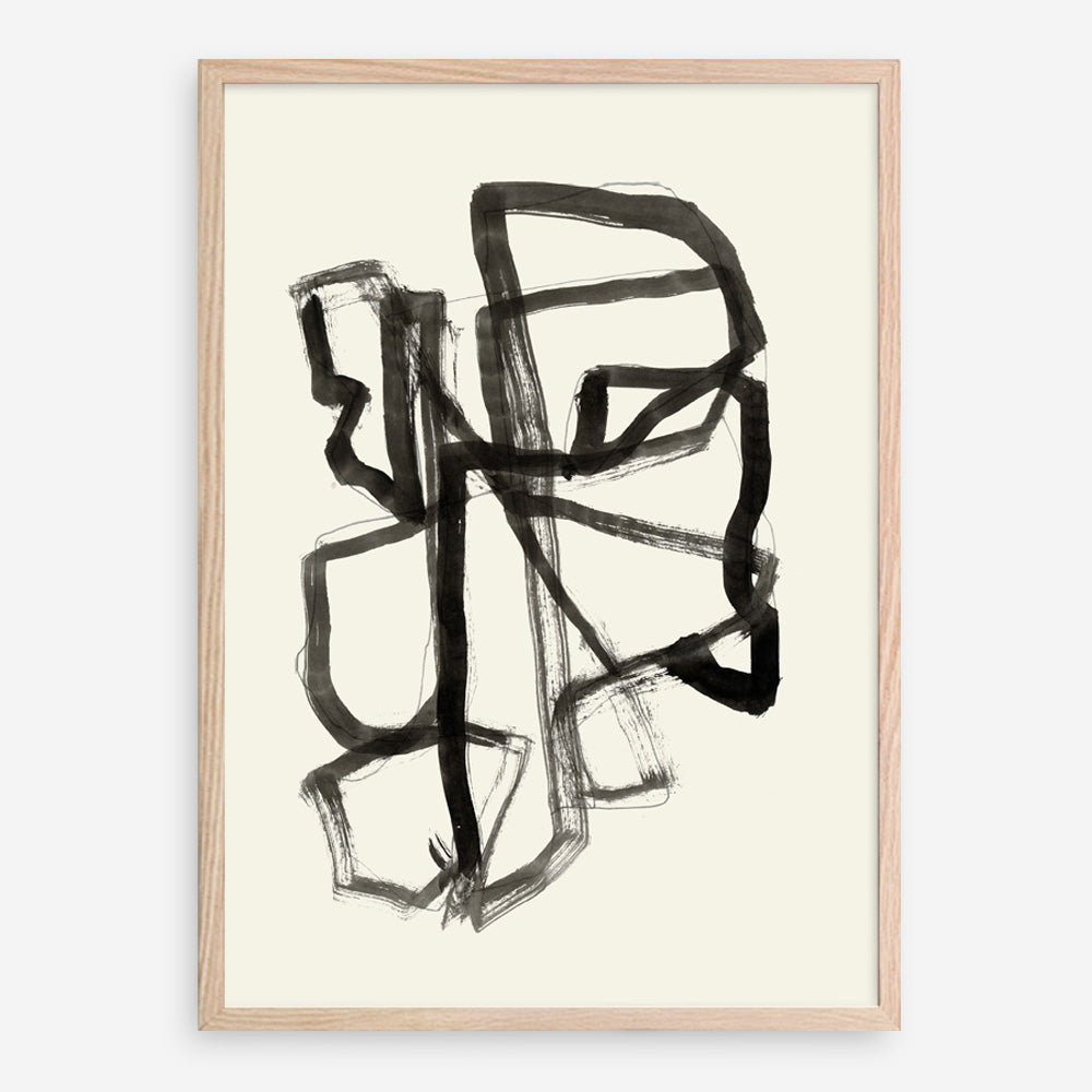 Shop Conte II Art Print a painted abstract themed wall art print from The Print Emporium wall artwork collection - Buy Australian made fine art painting style poster and framed prints for the home and your interior decor room, TPE-PC-WZ615-AP