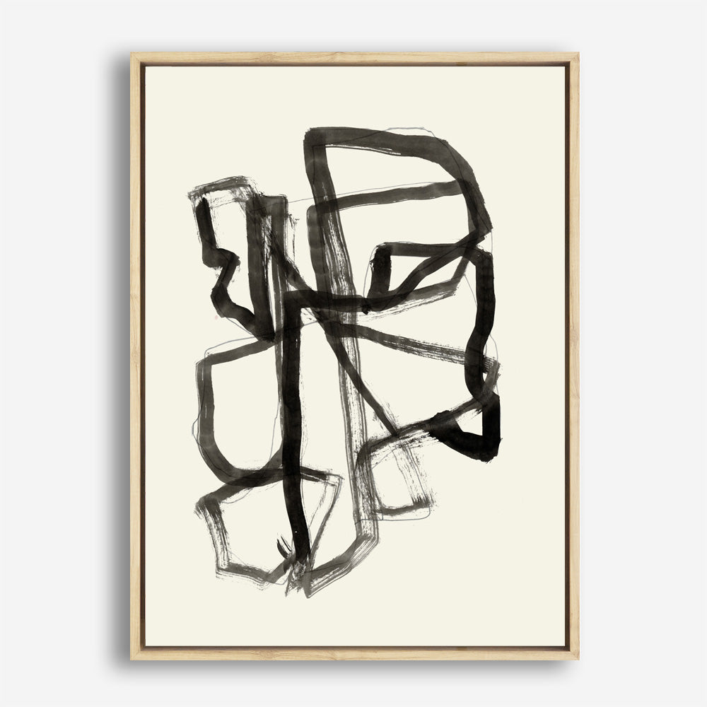 Shop Conte II Canvas Print a painted abstract themed framed canvas wall art print from The Print Emporium artwork collection - Buy Australian made fine art painting style stretched canvas prints for the home and your interior decor space, TPE-PC-WZ615-CA-35X46-NF