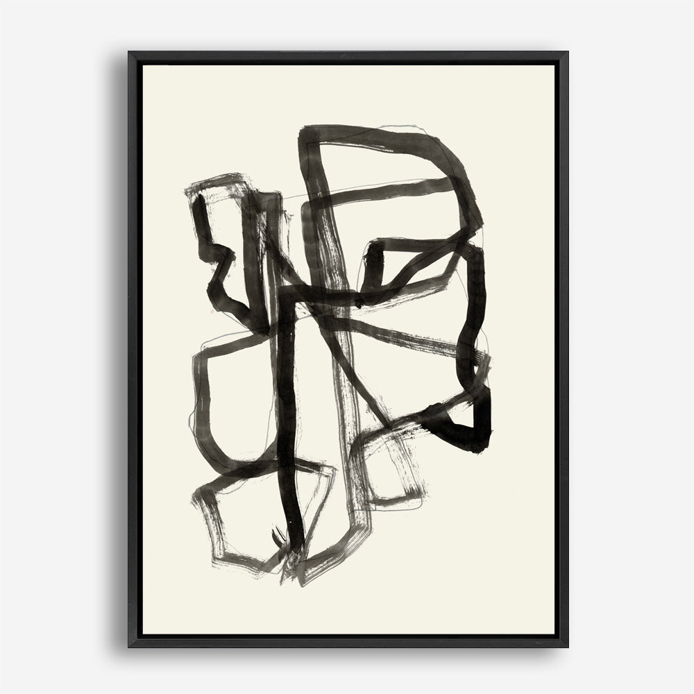 Shop Conte II Canvas Print a painted abstract themed framed canvas wall art print from The Print Emporium artwork collection - Buy Australian made fine art painting style stretched canvas prints for the home and your interior decor space, TPE-PC-WZ615-CA-35X46-NF