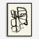 Shop Conte II Canvas Print a painted abstract themed framed canvas wall art print from The Print Emporium artwork collection - Buy Australian made fine art painting style stretched canvas prints for the home and your interior decor space, TPE-PC-WZ615-CA-35X46-NF