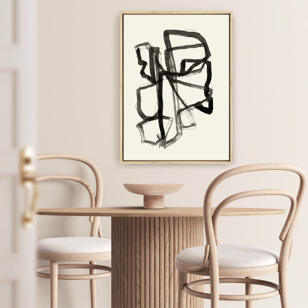 Shop Conte II Canvas Print a painted abstract themed framed canvas wall art print from The Print Emporium artwork collection - Buy Australian made fine art painting style stretched canvas prints for the home and your interior decor space, TPE-PC-WZ615-CA-35X46-NF