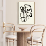 Shop Conte II Canvas Print a painted abstract themed framed canvas wall art print from The Print Emporium artwork collection - Buy Australian made fine art painting style stretched canvas prints for the home and your interior decor space, TPE-PC-WZ615-CA-35X46-NF