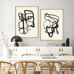 Shop Conte II Canvas Print a painted abstract themed framed canvas wall art print from The Print Emporium artwork collection - Buy Australian made fine art painting style stretched canvas prints for the home and your interior decor space, TPE-PC-WZ615-CA-35X46-NF