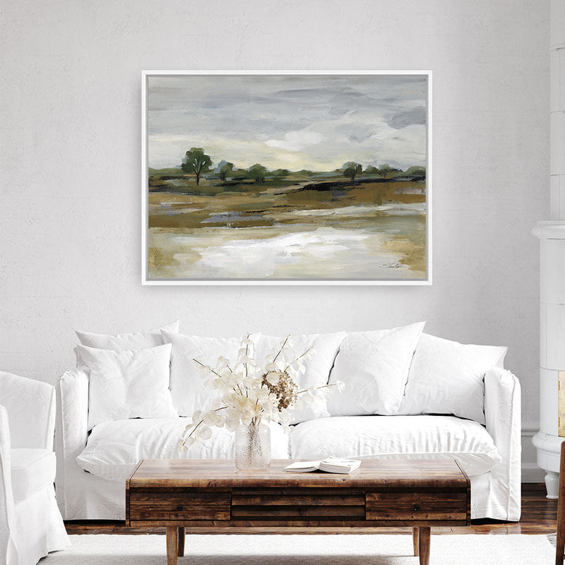 Shop Cool April Day Canvas Print a painted abstract themed framed canvas wall art print from The Print Emporium artwork collection - Buy Australian made fine art painting style stretched canvas prints for the home and your interior decor space, TPE-WA-71971-CA-35X46-NF