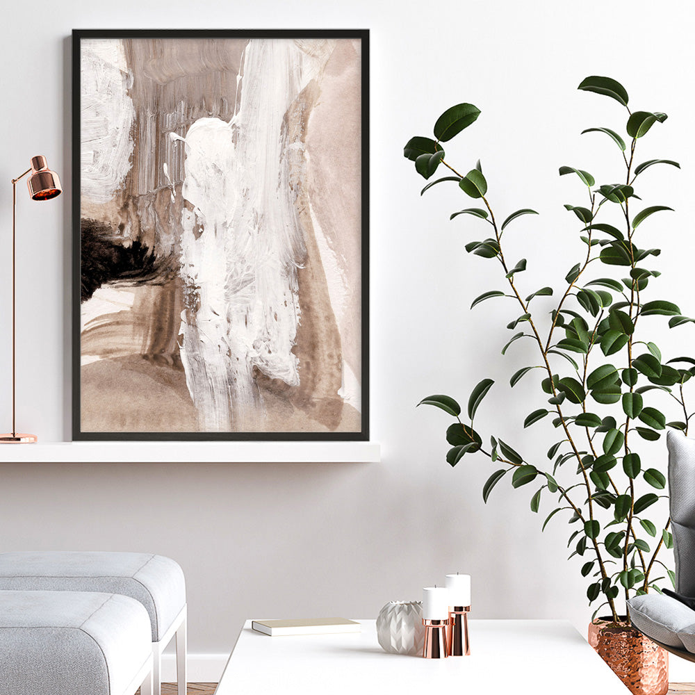 Shop Cosy 1 Art Print a painted abstract themed wall art print from The Print Emporium wall artwork collection - Buy Australian made fine art painting style poster and framed prints for the home and your interior decor room, TPE-DH-033-AP