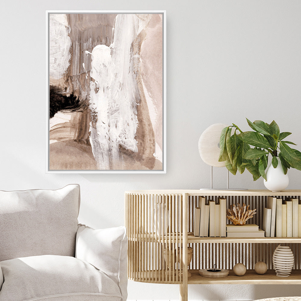 Shop Cosy 1 Canvas Print a painted abstract themed framed canvas wall art print from The Print Emporium artwork collection - Buy Australian made fine art painting style stretched canvas prints for the home and your interior decor space, TPE-DH-033-CA-35X46-NF