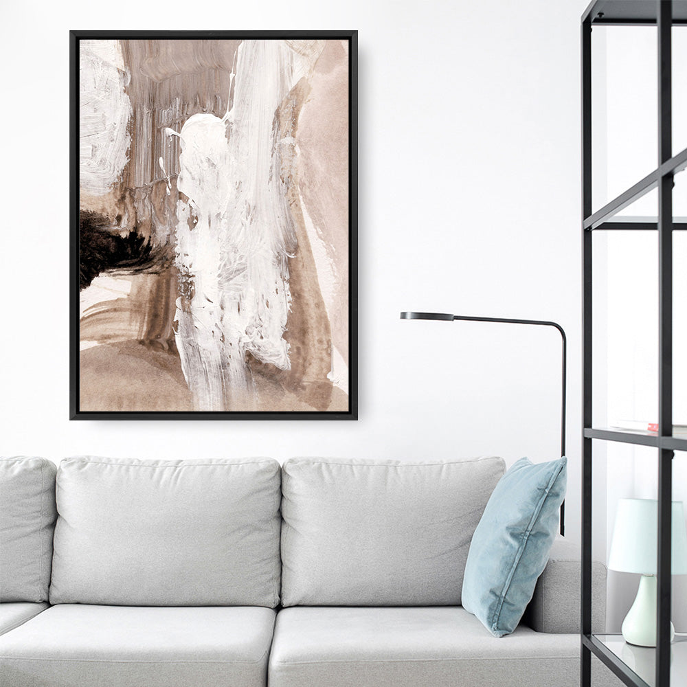 Shop Cosy 1 Canvas Print a painted abstract themed framed canvas wall art print from The Print Emporium artwork collection - Buy Australian made fine art painting style stretched canvas prints for the home and your interior decor space, TPE-DH-033-CA-35X46-NF