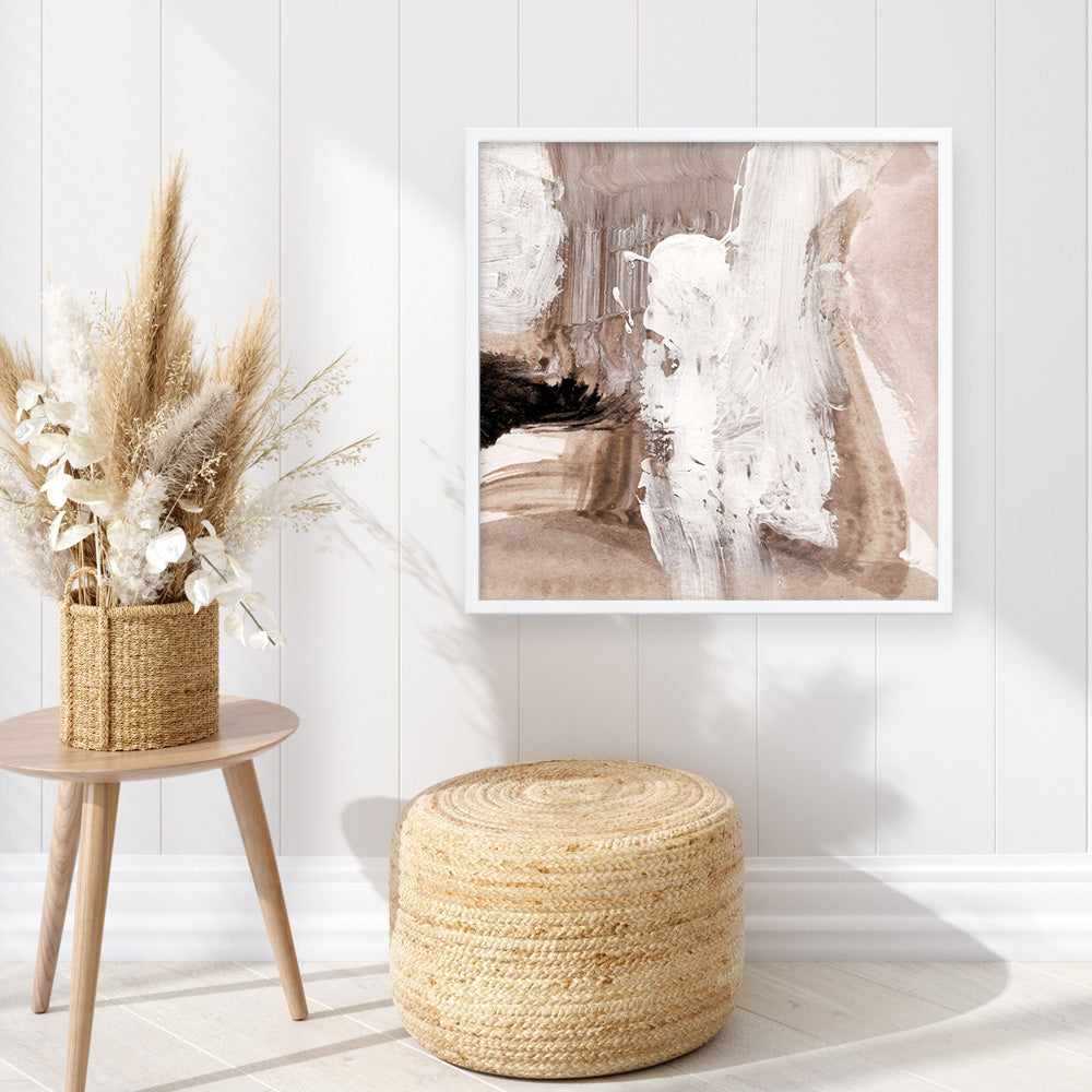 Shop Cosy 1 (Square) Art Print a painted abstract themed wall art print from The Print Emporium wall artwork collection - Buy Australian made fine art painting style poster and framed prints for the home and your interior decor room, TPE-DH-263-AP