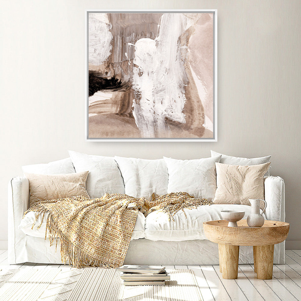 Shop Cosy 1 (Square) Canvas Print a painted abstract themed framed canvas wall art print from The Print Emporium artwork collection - Buy Australian made fine art painting style stretched canvas prints for the home and your interior decor space, TPE-DH-263-CA-40X40-NF