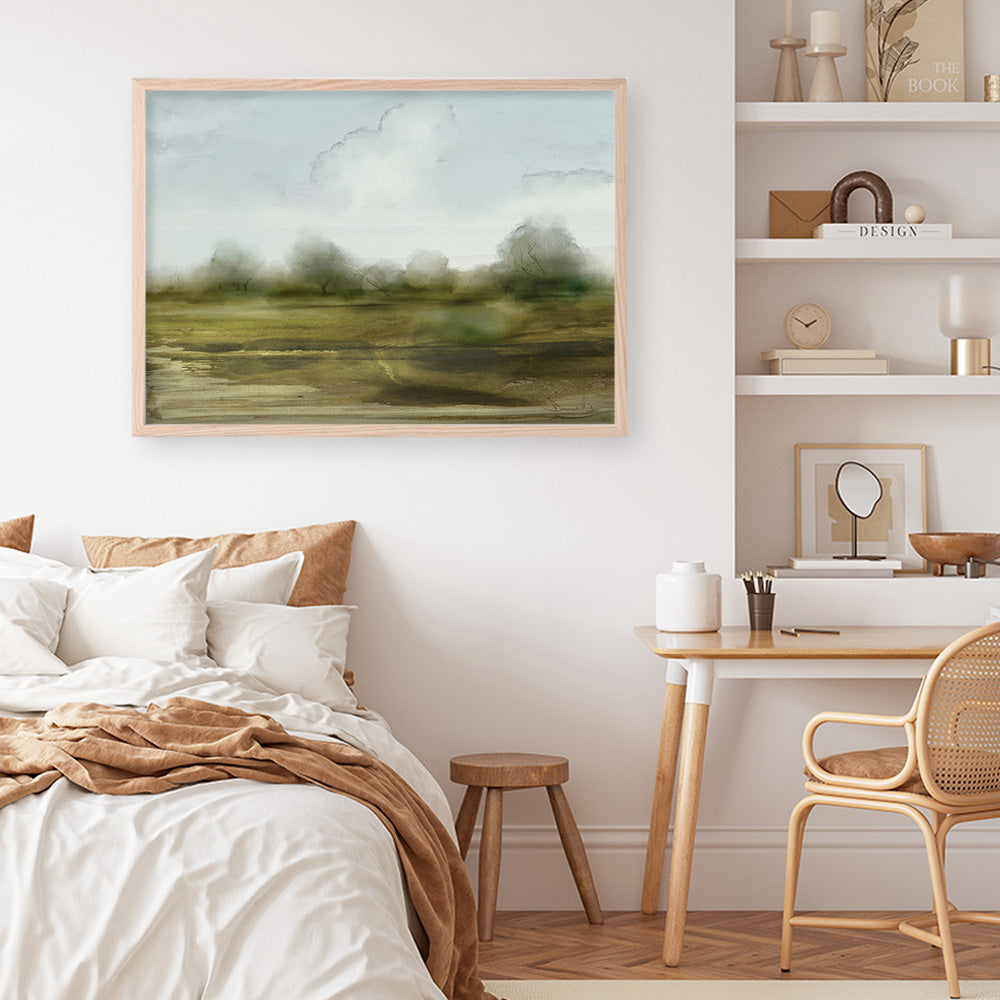 Shop Country Art Print a painted abstract themed wall art print from The Print Emporium wall artwork collection - Buy Australian made fine art painting style poster and framed prints for the home and your interior decor room, TPE-DH-118-AP