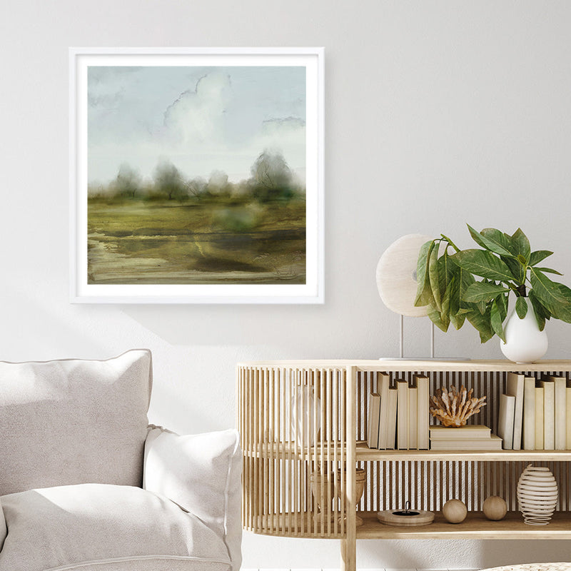 Shop Country (Square) Art Print a painted abstract themed wall art print from The Print Emporium wall artwork collection - Buy Australian made fine art painting style poster and framed prints for the home and your interior decor room, TPE-DH-202-AP