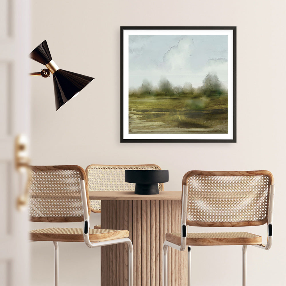 Shop Country (Square) Art Print a painted abstract themed wall art print from The Print Emporium wall artwork collection - Buy Australian made fine art painting style poster and framed prints for the home and your interior decor room, TPE-DH-202-AP