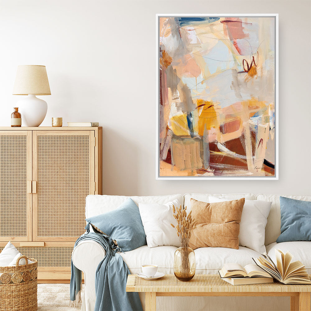 Shop Cowgirl Canvas Print a painted abstract themed framed canvas wall art print from The Print Emporium artwork collection - Buy Australian made fine art painting style stretched canvas prints for the home and your interior decor space, TPE-WA-70679-CA-35X46-NF