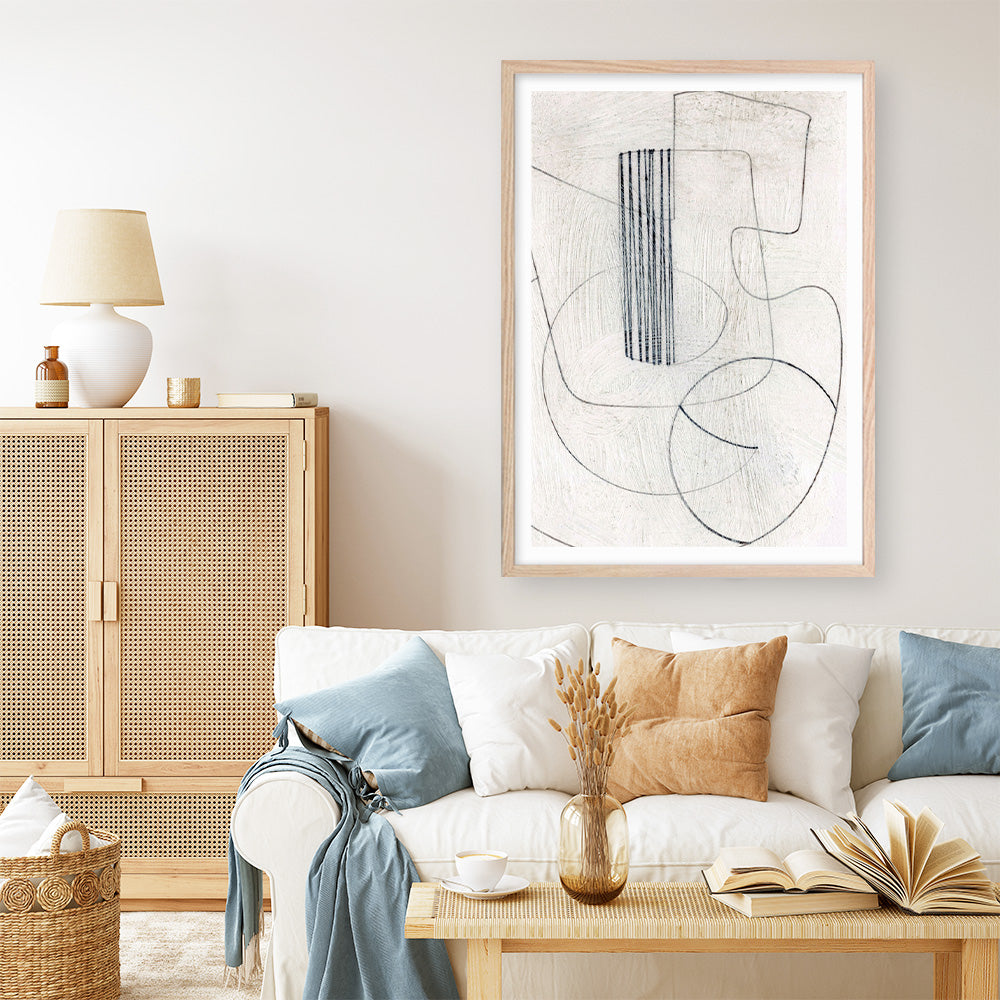 Shop Crafted Art Print a painted abstract themed wall art print from The Print Emporium wall artwork collection - Buy Australian made fine art painting style poster and framed prints for the home and your interior decor room, TPE-DH-034-AP