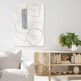 Shop Crafted Canvas Print a painted abstract themed framed canvas wall art print from The Print Emporium artwork collection - Buy Australian made fine art painting style stretched canvas prints for the home and your interior decor space, TPE-DH-034-CA-35X46-NF