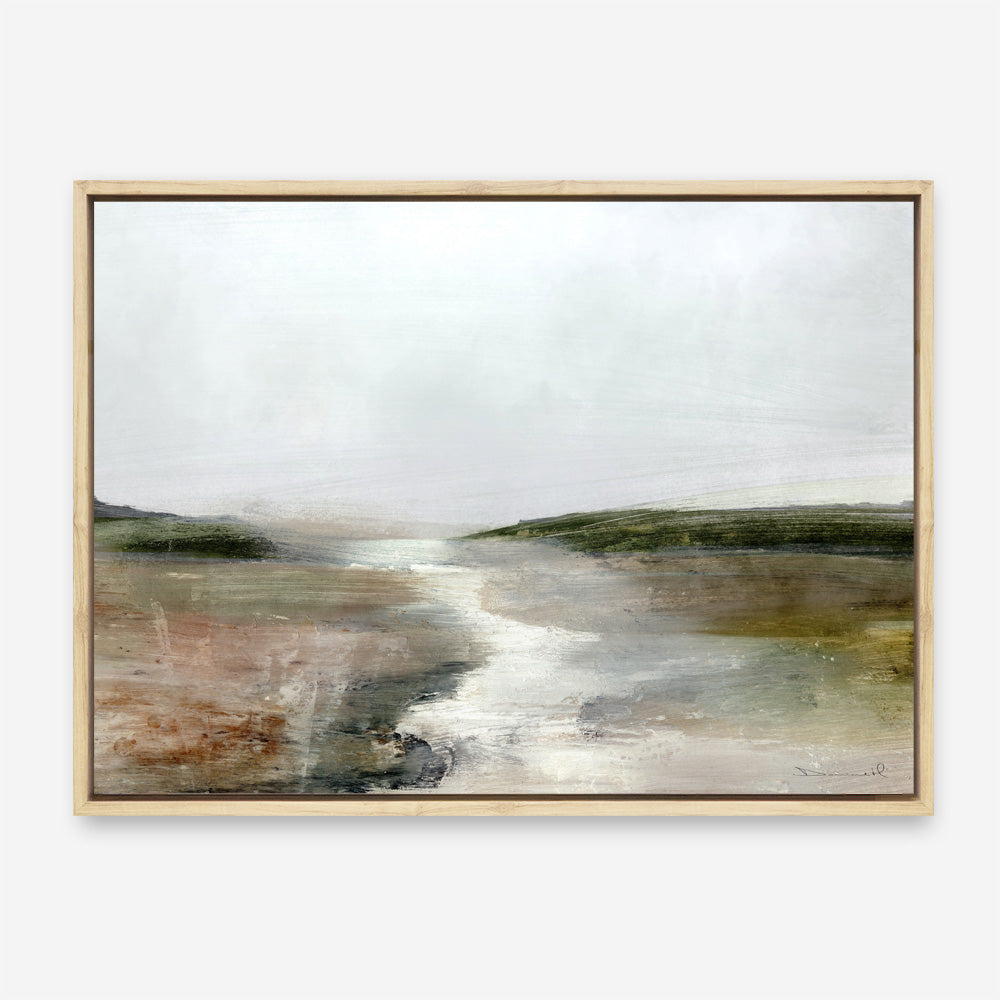 Shop Crystal River Canvas Print a painted abstract themed framed canvas wall art print from The Print Emporium artwork collection - Buy Australian made fine art painting style stretched canvas prints for the home and your interior decor space, TPE-DH-119-CA-35X46-NF