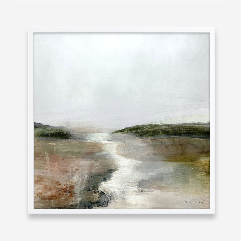 Shop Crystal River (Square) Art Print a painted abstract themed wall art print from The Print Emporium wall artwork collection - Buy Australian made fine art painting style poster and framed prints for the home and your interior decor room, TPE-DH-203-AP