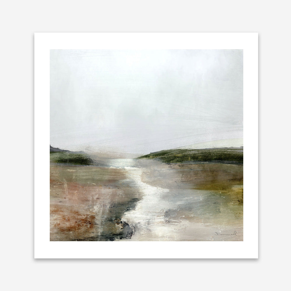 Shop Crystal River (Square) Art Print a painted abstract themed wall art print from The Print Emporium wall artwork collection - Buy Australian made fine art painting style poster and framed prints for the home and your interior decor room, TPE-DH-203-AP