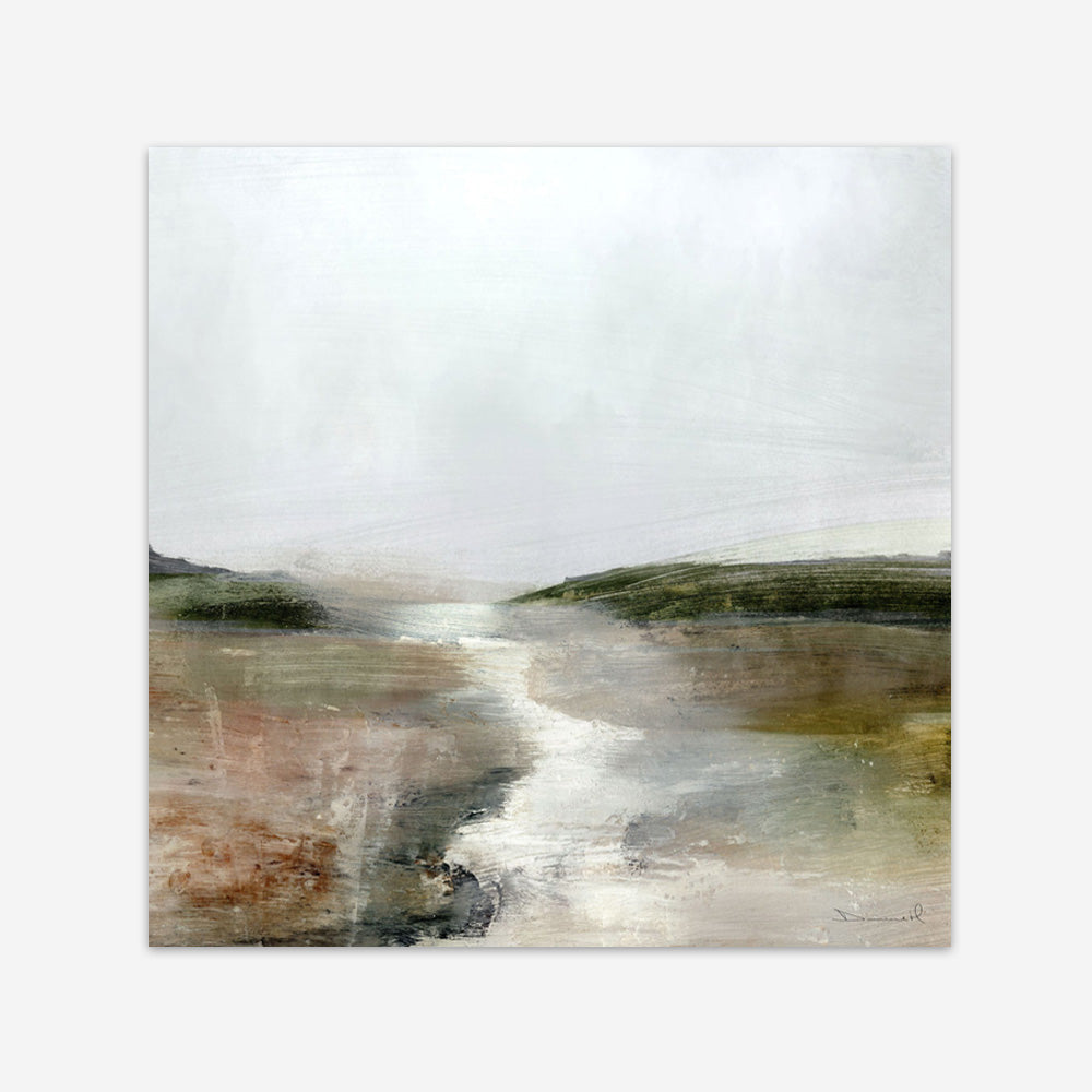 Shop Crystal River (Square) Art Print a painted abstract themed wall art print from The Print Emporium wall artwork collection - Buy Australian made fine art painting style poster and framed prints for the home and your interior decor room, TPE-DH-203-AP
