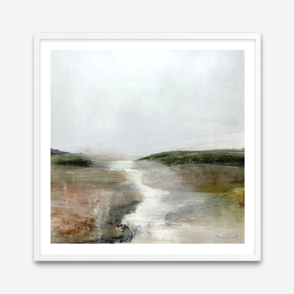 Shop Crystal River (Square) Art Print a painted abstract themed wall art print from The Print Emporium wall artwork collection - Buy Australian made fine art painting style poster and framed prints for the home and your interior decor room, TPE-DH-203-AP