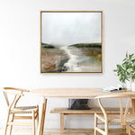 Shop Crystal River (Square) Canvas Print a painted abstract themed framed canvas wall art print from The Print Emporium artwork collection - Buy Australian made fine art painting style stretched canvas prints for the home and your interior decor space, TPE-DH-203-CA-40X40-NF