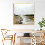 Shop Crystal River (Square) Canvas Print a painted abstract themed framed canvas wall art print from The Print Emporium artwork collection - Buy Australian made fine art painting style stretched canvas prints for the home and your interior decor space, TPE-DH-203-CA-40X40-NF