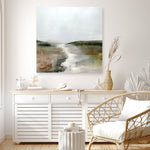 Shop Crystal River (Square) Canvas Print a painted abstract themed framed canvas wall art print from The Print Emporium artwork collection - Buy Australian made fine art painting style stretched canvas prints for the home and your interior decor space, TPE-DH-203-CA-40X40-NF