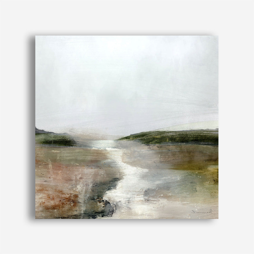 Shop Crystal River (Square) Canvas Print a painted abstract themed framed canvas wall art print from The Print Emporium artwork collection - Buy Australian made fine art painting style stretched canvas prints for the home and your interior decor space, TPE-DH-203-CA-40X40-NF