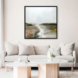 Shop Crystal River (Square) Canvas Print a painted abstract themed framed canvas wall art print from The Print Emporium artwork collection - Buy Australian made fine art painting style stretched canvas prints for the home and your interior decor space, TPE-DH-203-CA-40X40-NF