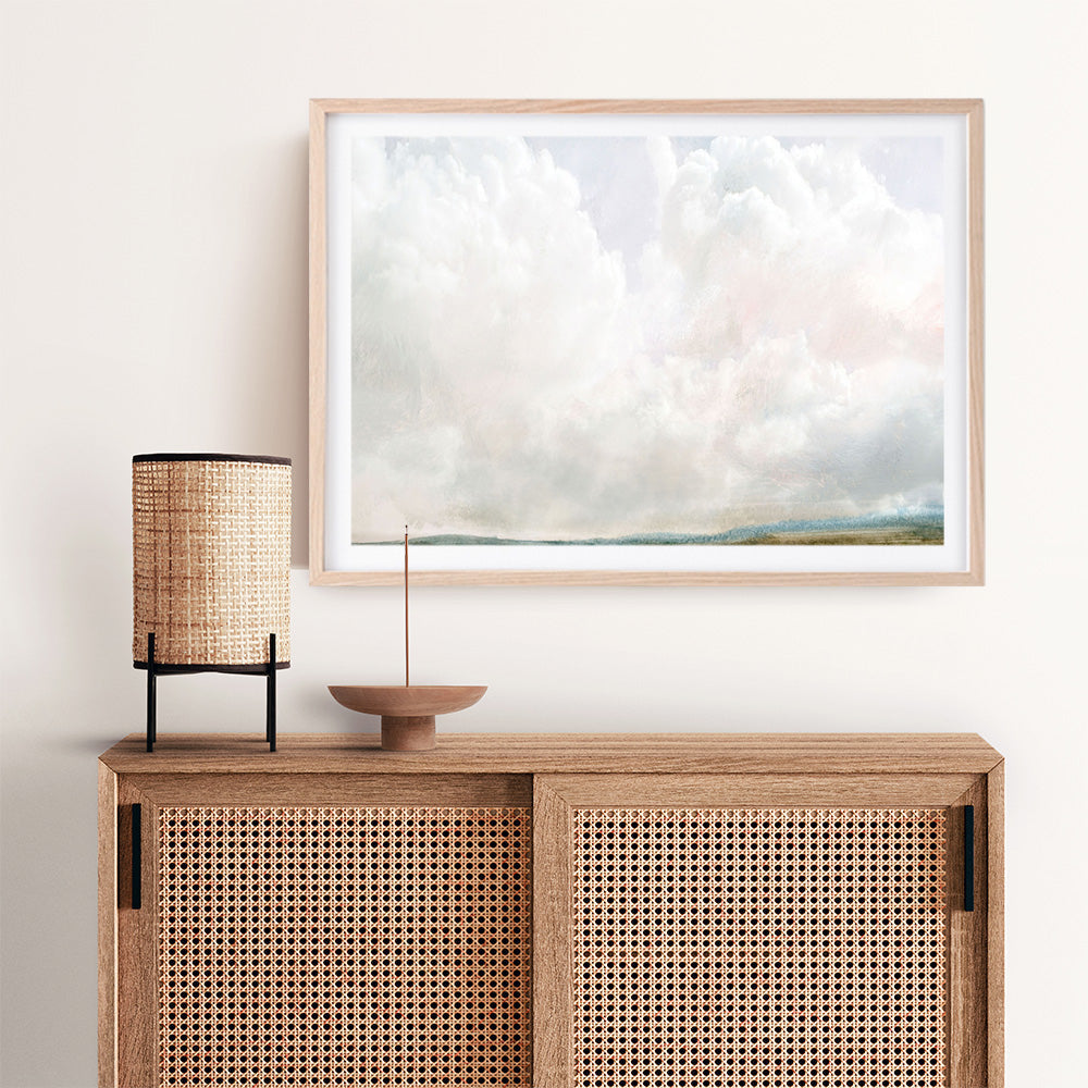 Shop Cumulus Art Print a painted abstract themed wall art print from The Print Emporium wall artwork collection - Buy Australian made fine art painting style poster and framed prints for the home and your interior decor room, TPE-DH-120-AP