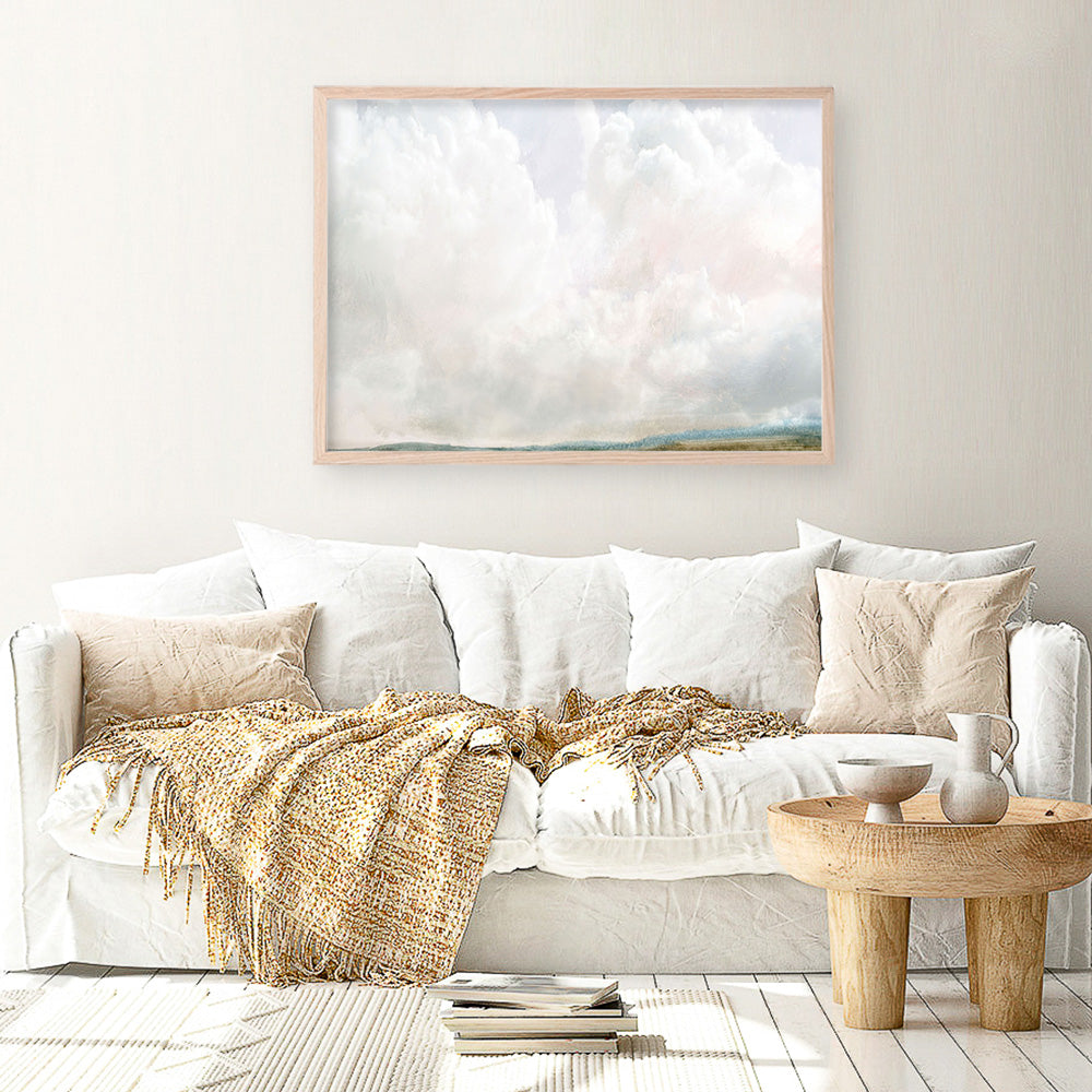 Shop Cumulus Art Print a painted abstract themed wall art print from The Print Emporium wall artwork collection - Buy Australian made fine art painting style poster and framed prints for the home and your interior decor room, TPE-DH-120-AP