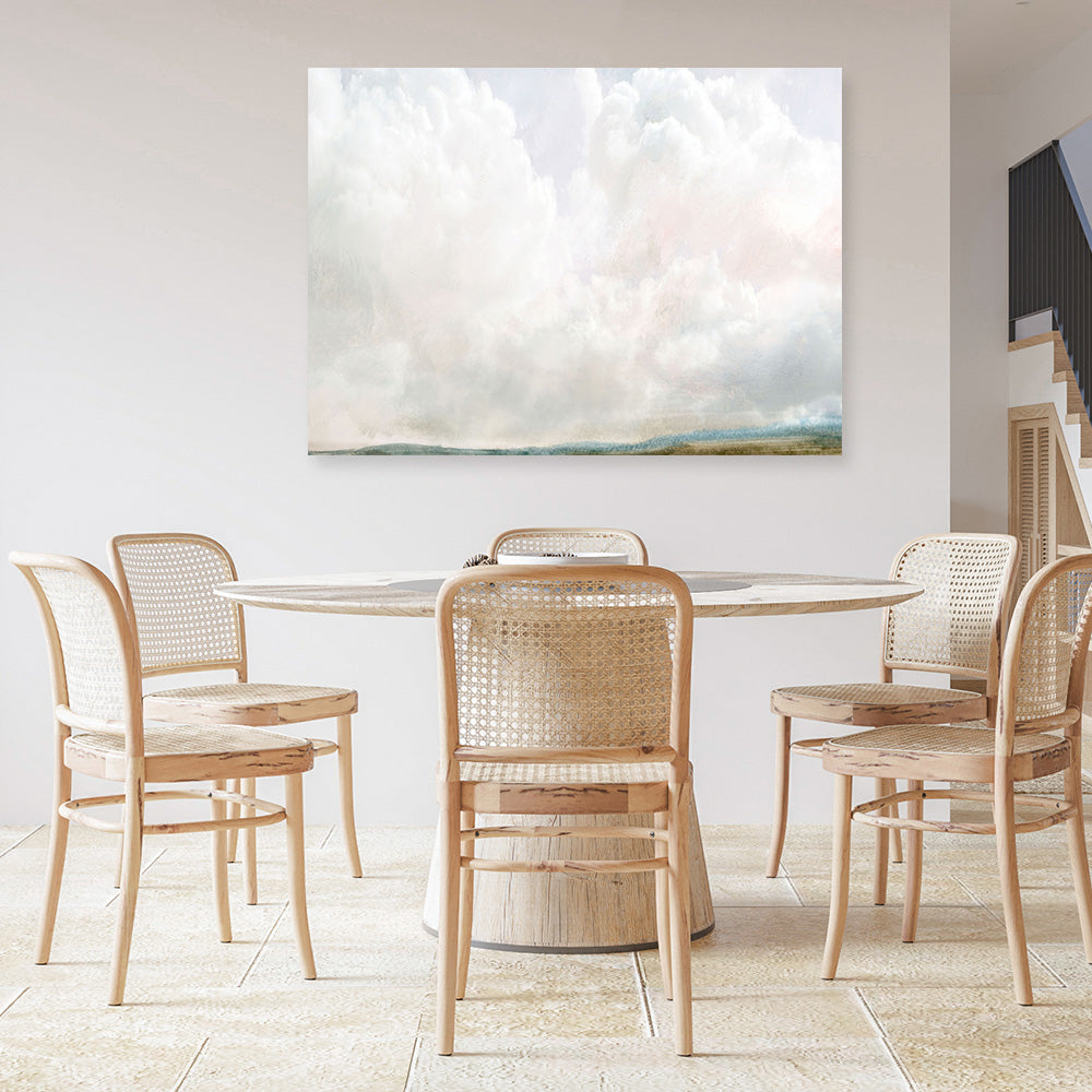 Shop Cumulus Canvas Print a painted abstract themed framed canvas wall art print from The Print Emporium artwork collection - Buy Australian made fine art painting style stretched canvas prints for the home and your interior decor space, TPE-DH-120-CA-35X46-NF