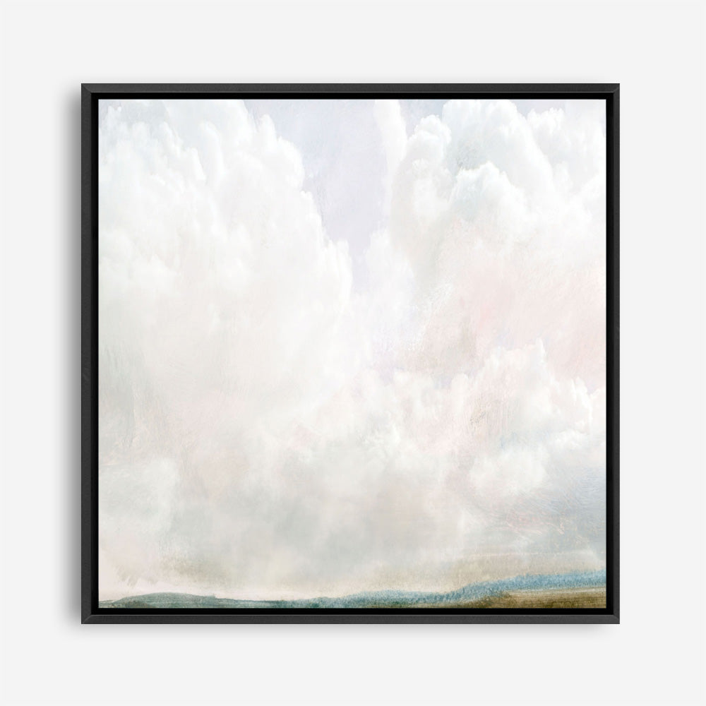 Shop Cumulus (Square) Canvas Print a painted abstract themed framed canvas wall art print from The Print Emporium artwork collection - Buy Australian made fine art painting style stretched canvas prints for the home and your interior decor space, TPE-DH-204-CA-40X40-NF