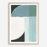 Shop Curved Stream II Art Print a painted abstract themed wall art print from The Print Emporium wall artwork collection - Buy Australian made fine art painting style poster and framed prints for the home and your interior decor room, TPE-PC-WZ534-AP