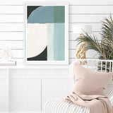 Shop Curved Stream II Art Print a painted abstract themed wall art print from The Print Emporium wall artwork collection - Buy Australian made fine art painting style poster and framed prints for the home and your interior decor room, TPE-PC-WZ534-AP