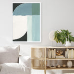 Shop Curved Stream II Art Print a painted abstract themed wall art print from The Print Emporium wall artwork collection - Buy Australian made fine art painting style poster and framed prints for the home and your interior decor room, TPE-PC-WZ534-AP