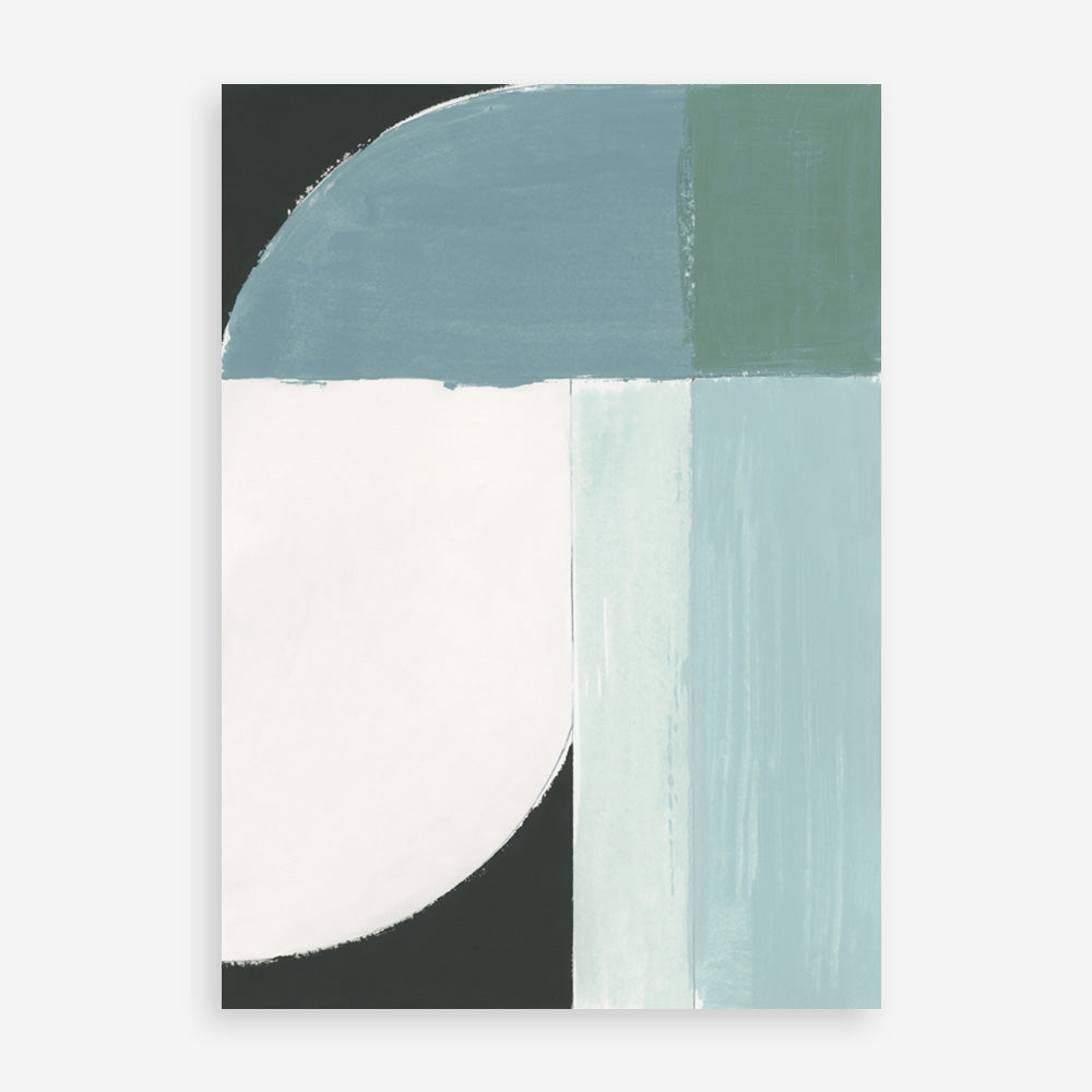 Shop Curved Stream II Art Print a painted abstract themed wall art print from The Print Emporium wall artwork collection - Buy Australian made fine art painting style poster and framed prints for the home and your interior decor room, TPE-PC-WZ534-AP