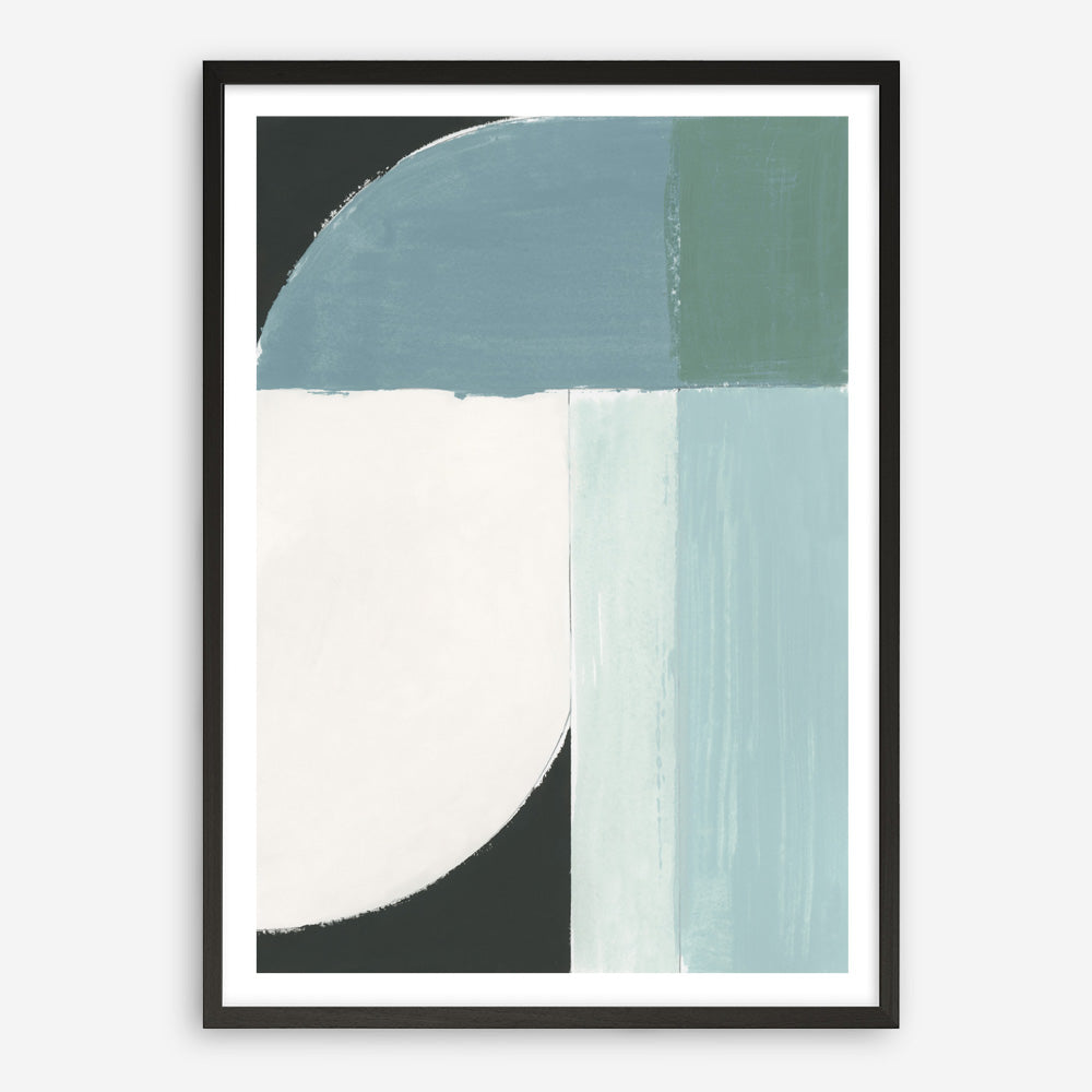 Shop Curved Stream II Art Print a painted abstract themed wall art print from The Print Emporium wall artwork collection - Buy Australian made fine art painting style poster and framed prints for the home and your interior decor room, TPE-PC-WZ534-AP