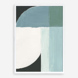 Shop Curved Stream II Art Print a painted abstract themed wall art print from The Print Emporium wall artwork collection - Buy Australian made fine art painting style poster and framed prints for the home and your interior decor room, TPE-PC-WZ534-AP