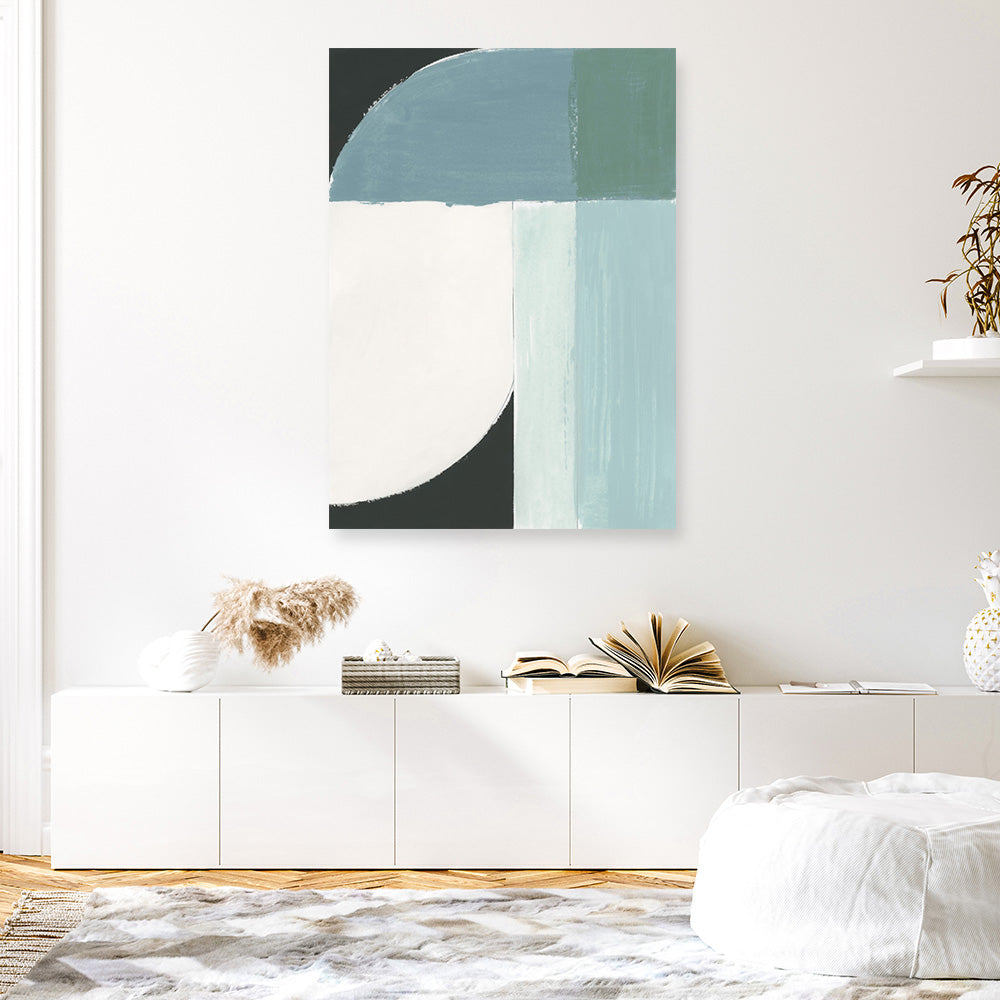 Shop Curved Stream II Canvas Print a painted abstract themed framed canvas wall art print from The Print Emporium artwork collection - Buy Australian made fine art painting style stretched canvas prints for the home and your interior decor space, TPE-PC-WZ534-CA-35X46-NF