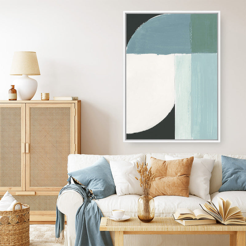 Shop Curved Stream II Canvas Print a painted abstract themed framed canvas wall art print from The Print Emporium artwork collection - Buy Australian made fine art painting style stretched canvas prints for the home and your interior decor space, TPE-PC-WZ534-CA-35X46-NF