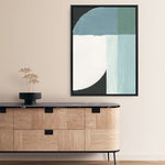 Shop Curved Stream II Canvas Print a painted abstract themed framed canvas wall art print from The Print Emporium artwork collection - Buy Australian made fine art painting style stretched canvas prints for the home and your interior decor space, TPE-PC-WZ534-CA-35X46-NF