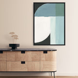 Shop Curved Stream II Canvas Print a painted abstract themed framed canvas wall art print from The Print Emporium artwork collection - Buy Australian made fine art painting style stretched canvas prints for the home and your interior decor space, TPE-PC-WZ534-CA-35X46-NF