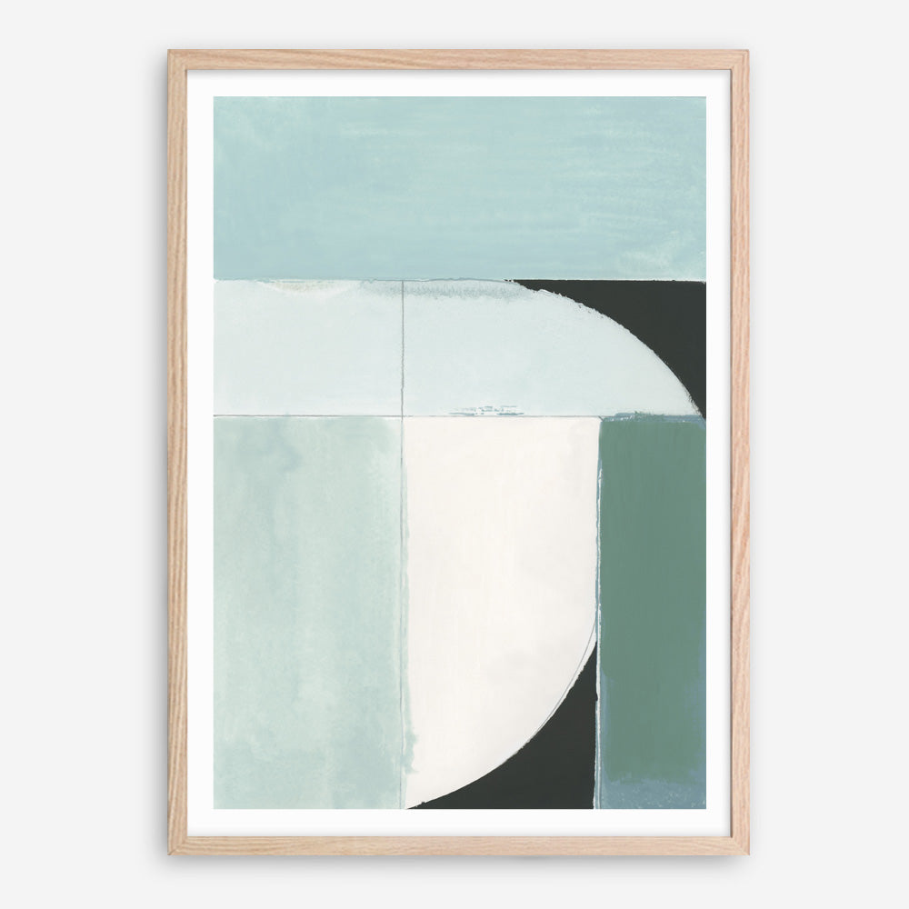 Shop Curved Stream III Art Print a painted abstract themed wall art print from The Print Emporium wall artwork collection - Buy Australian made fine art painting style poster and framed prints for the home and your interior decor room, TPE-PC-WZ535-AP