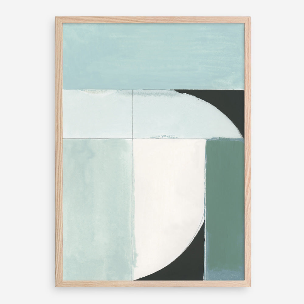 Shop Curved Stream III Art Print a painted abstract themed wall art print from The Print Emporium wall artwork collection - Buy Australian made fine art painting style poster and framed prints for the home and your interior decor room, TPE-PC-WZ535-AP