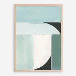 Shop Curved Stream III Art Print a painted abstract themed wall art print from The Print Emporium wall artwork collection - Buy Australian made fine art painting style poster and framed prints for the home and your interior decor room, TPE-PC-WZ535-AP